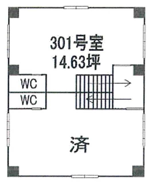 塚田ビル301 間取り図