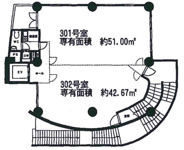 TRCビル3F 間取り図