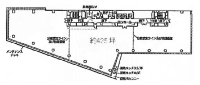 アリーナタワー7F 間取り図