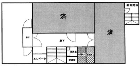 三矢ビル7F 間取り図