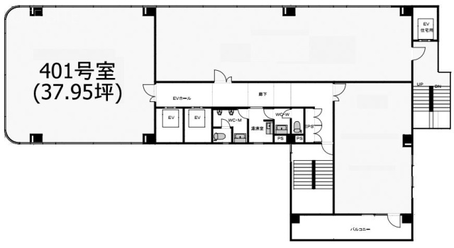 SMKビル401 間取り図