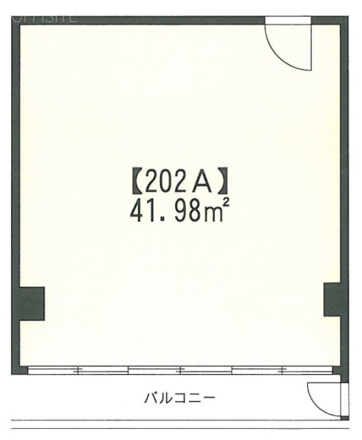 嶋田第1ビル202B 間取り図