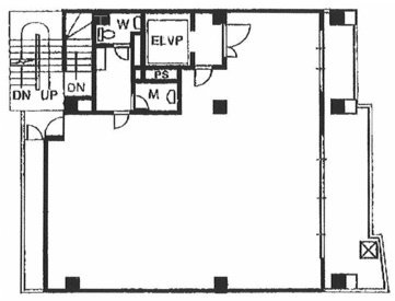 ヤサカ八丁堀ビル7F 間取り図