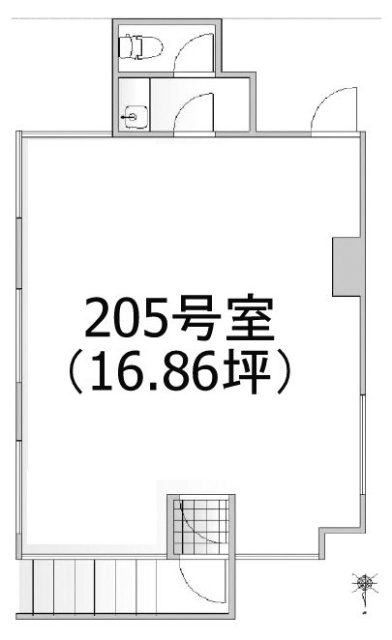 東武ハイライン戸越銀座205 間取り図
