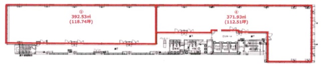 明治薬科大学剛堂会館3F 間取り図