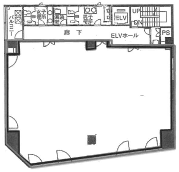No.R浜松町ビル5F 間取り図