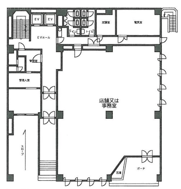 九段ポンピアンビル1F 間取り図
