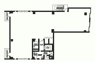 上野中央ビル2F 間取り図