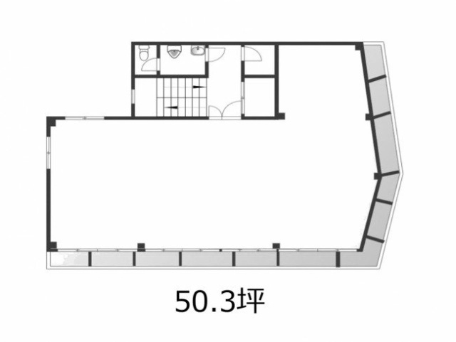 フサカビル3F 間取り図