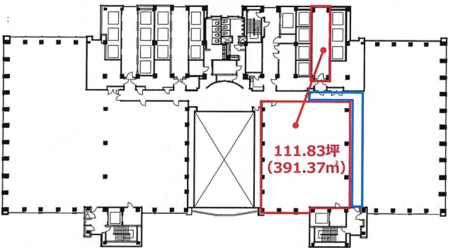 新宿マインズタワー6F 間取り図