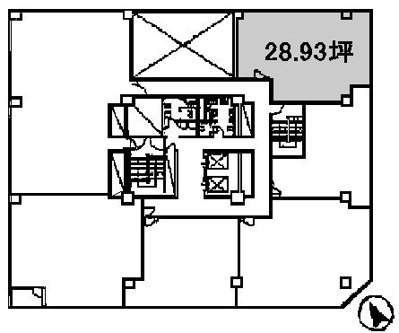 マリンビル5F 間取り図