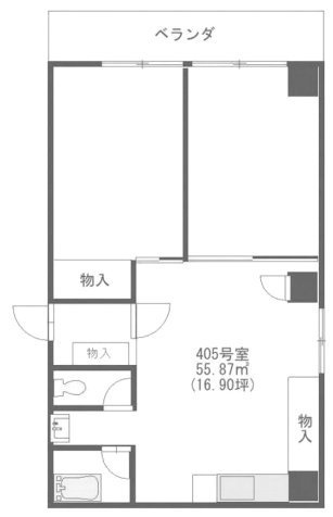 柴田第一ビル405 間取り図