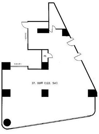 中田ビル205.206 間取り図