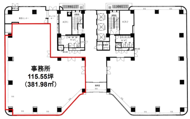 日教販ビル西 間取り図