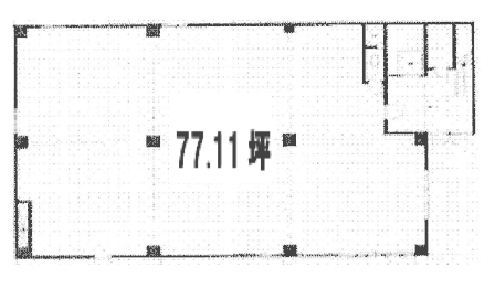 文星閣ビル1F 間取り図