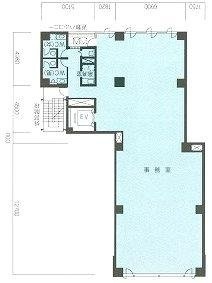 D‘s VARIE神田ビル5F 間取り図