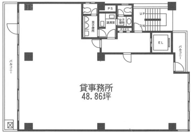 日本橋イヅミビル5F 間取り図
