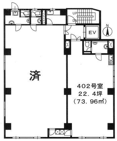 長谷川ビル402 間取り図