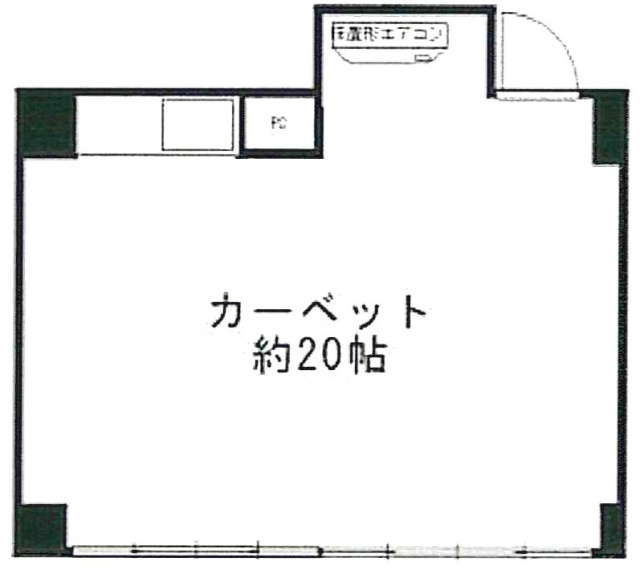 大塚シャトレ・トーコービル2F 間取り図