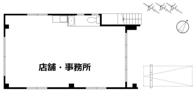 菅原ビル1F 間取り図