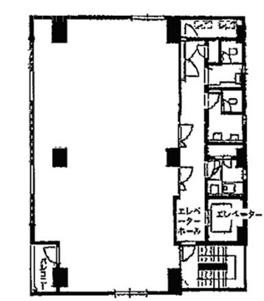 第2AKビル6F 間取り図