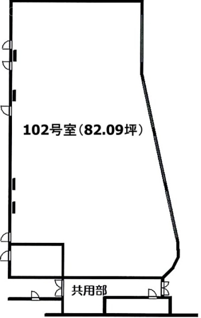 クレインマンション102 間取り図