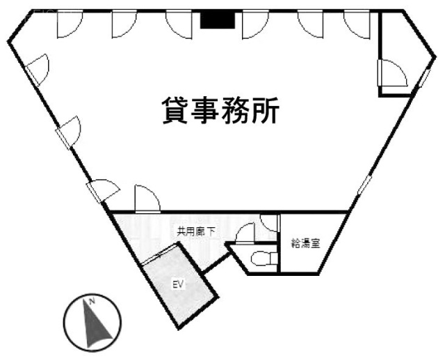 NMビル2F 間取り図