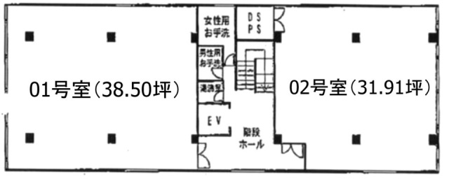 六本木福吉町ビル302 間取り図