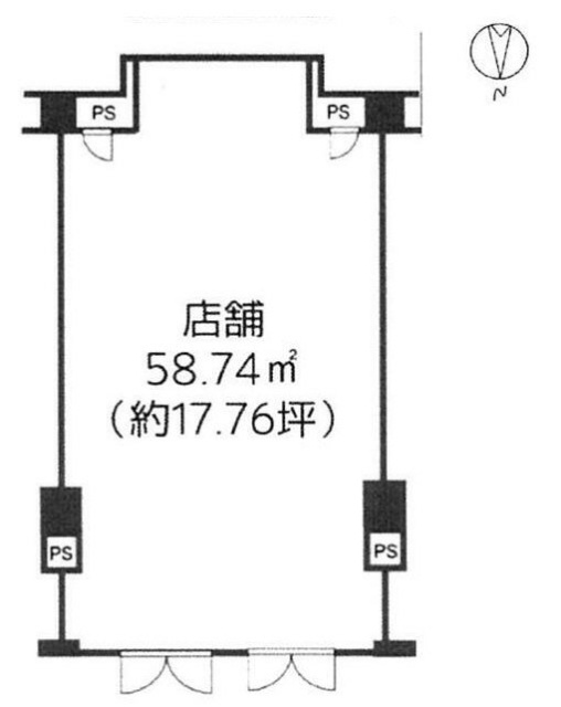 ライオンズマンション平河町1F 間取り図