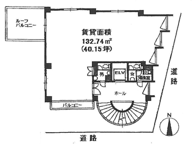 CADビル5F 間取り図