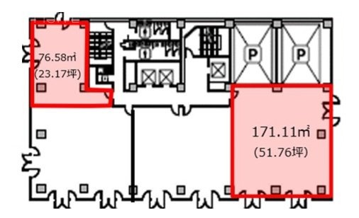 第一伊藤ビル9F 間取り図