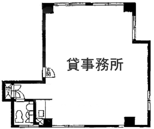 シャトレ赤坂ビル2F 間取り図