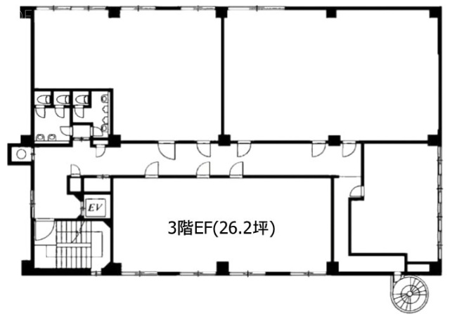 上地(かみち)ビルEF 間取り図