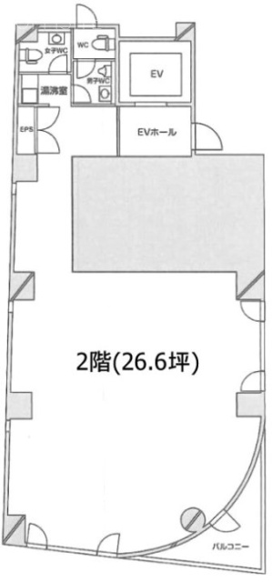 ME新大塚ビル2F 間取り図