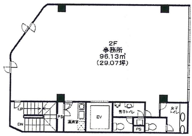 Aビル2F 間取り図