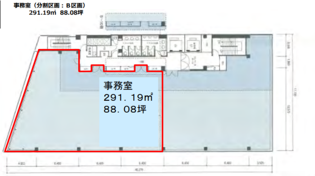 日本橋本町1丁目ビルB 間取り図