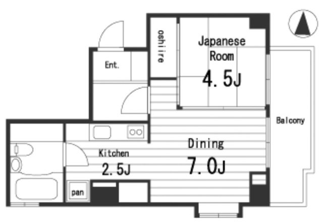 サンモール第2マンション502 間取り図