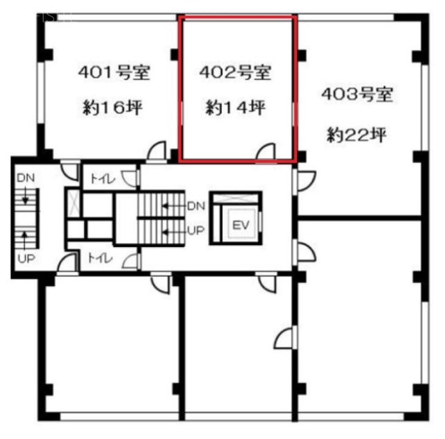 新代々木ビル402 間取り図