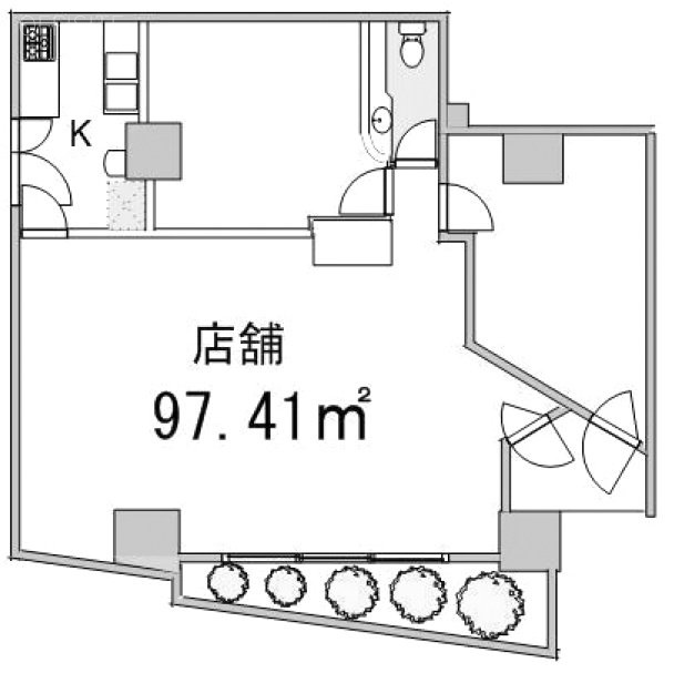 オリエント赤坂モートサイド103 間取り図