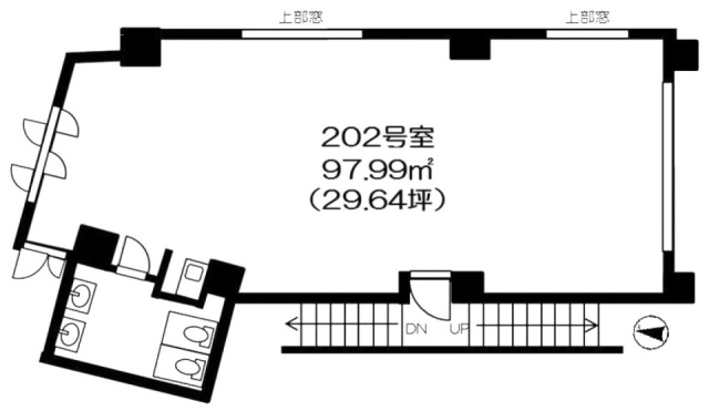 メゾン荒川Ⅱ202 間取り図