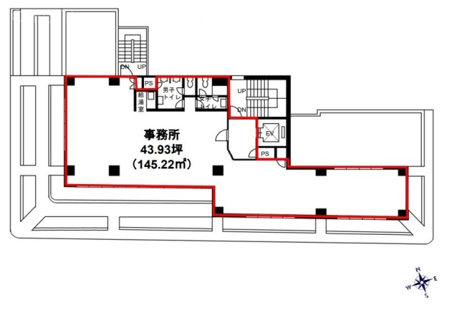 神田オーシャンビル5F 間取り図