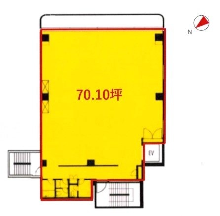 鈴中ビル大森ANNEX8F 間取り図