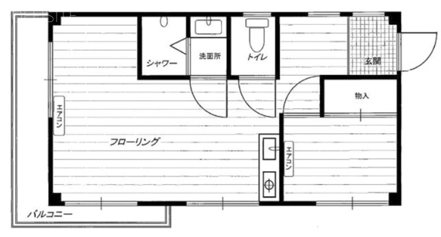 村松ビル5F 間取り図