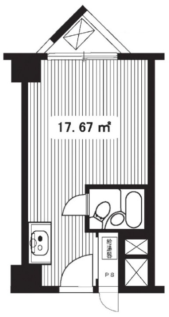 アドス御苑マンション211 間取り図