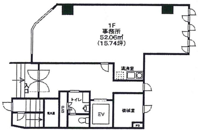 Aビル1F 間取り図