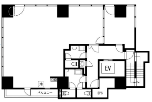 KURAMACHIビル4F 間取り図
