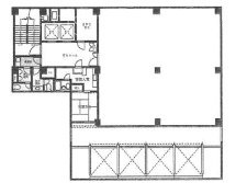 デイム銀座ビル10F 間取り図