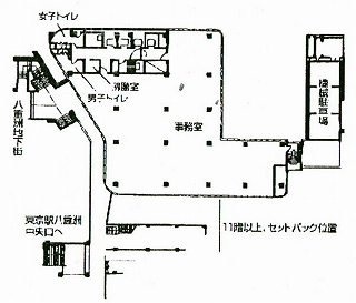 新槇町ビル13F 間取り図