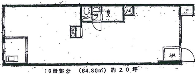第25宮庭マンション10F 間取り図