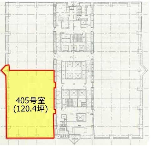 西新宿三井ビルディング405 間取り図